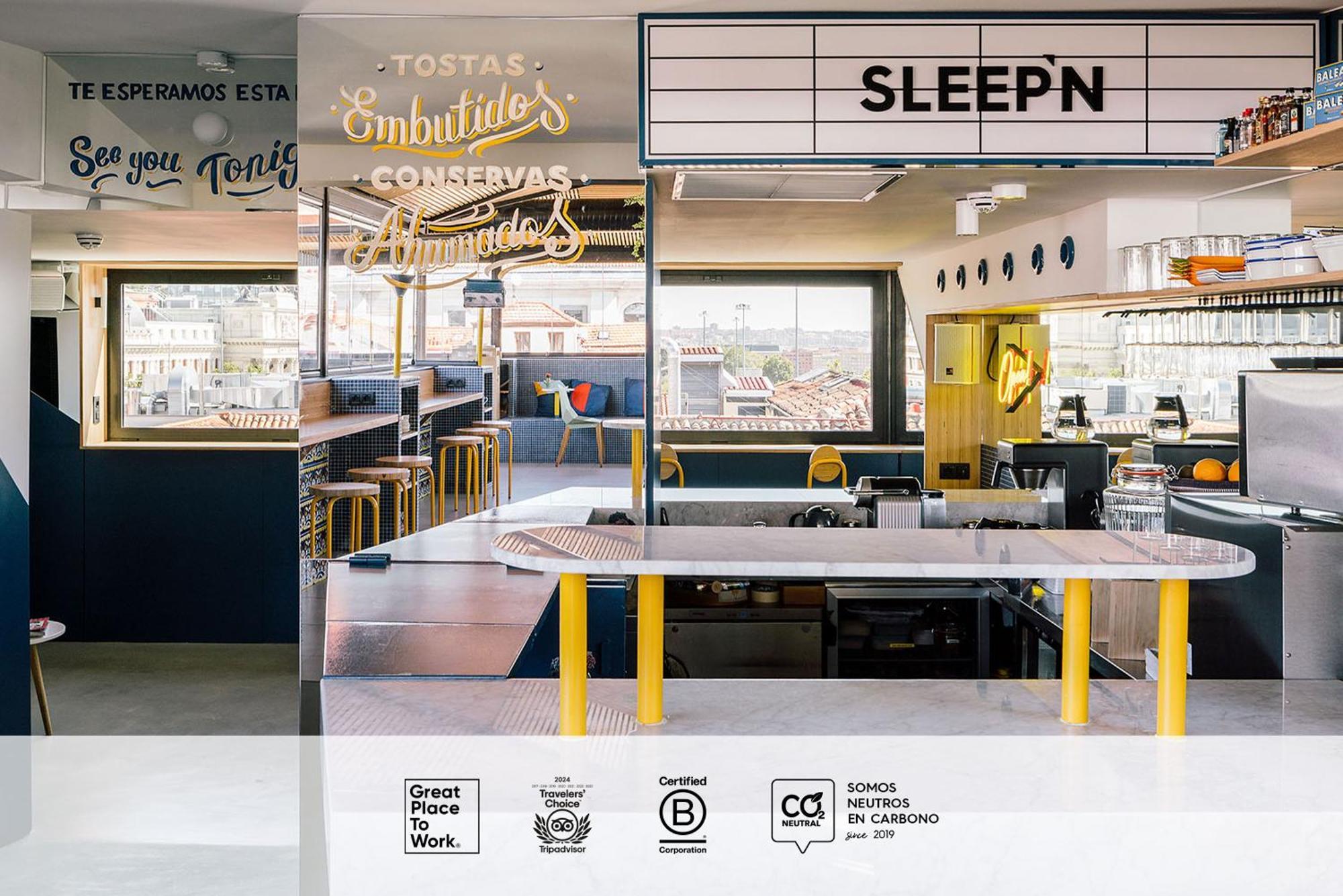 Sleep'N Atocha - B Corp Certified Hotel Madrid Exterior photo